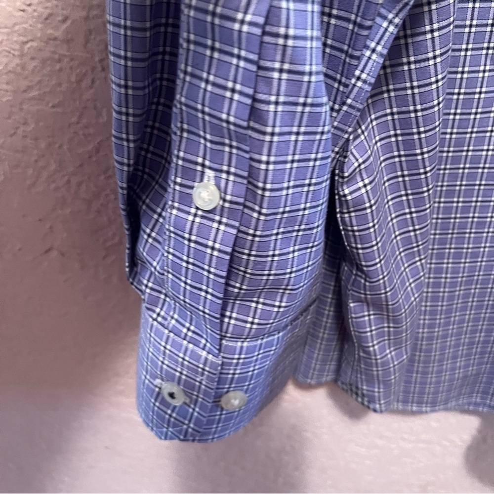 *30off3* NWOT. Banana Republic Non-Wrinkle Button-Down Dress Shirt, Size Large. - Picture 5 of 6